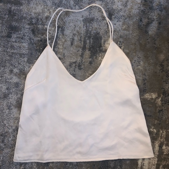 Tobi Ivory Satin Tank - Picture 3 of 4